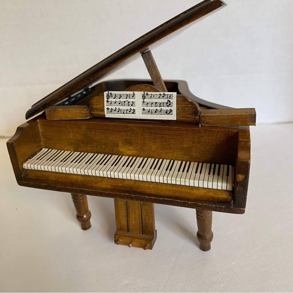 Doll House Grand Piano Vintage Wood